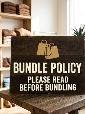 BUNDLE & SHIPPING POLICY - READ BEFORE BUYING